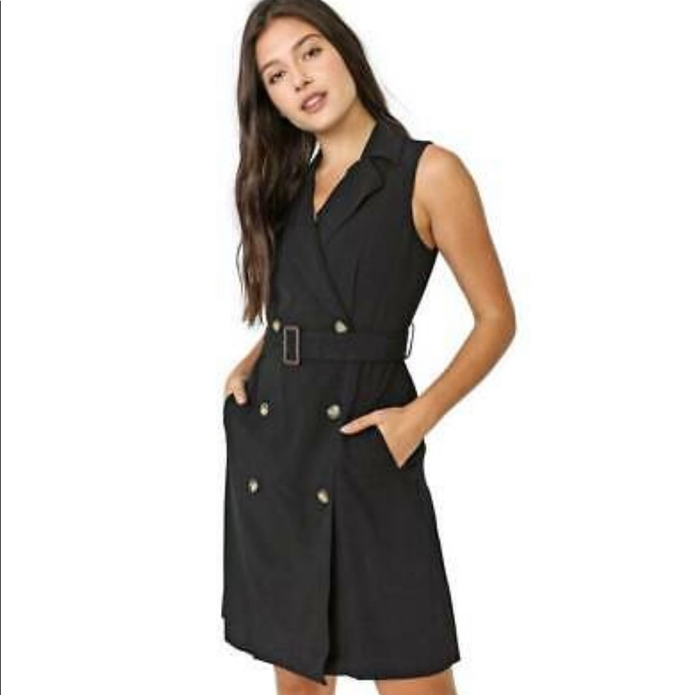 Banana republic belted trench dress